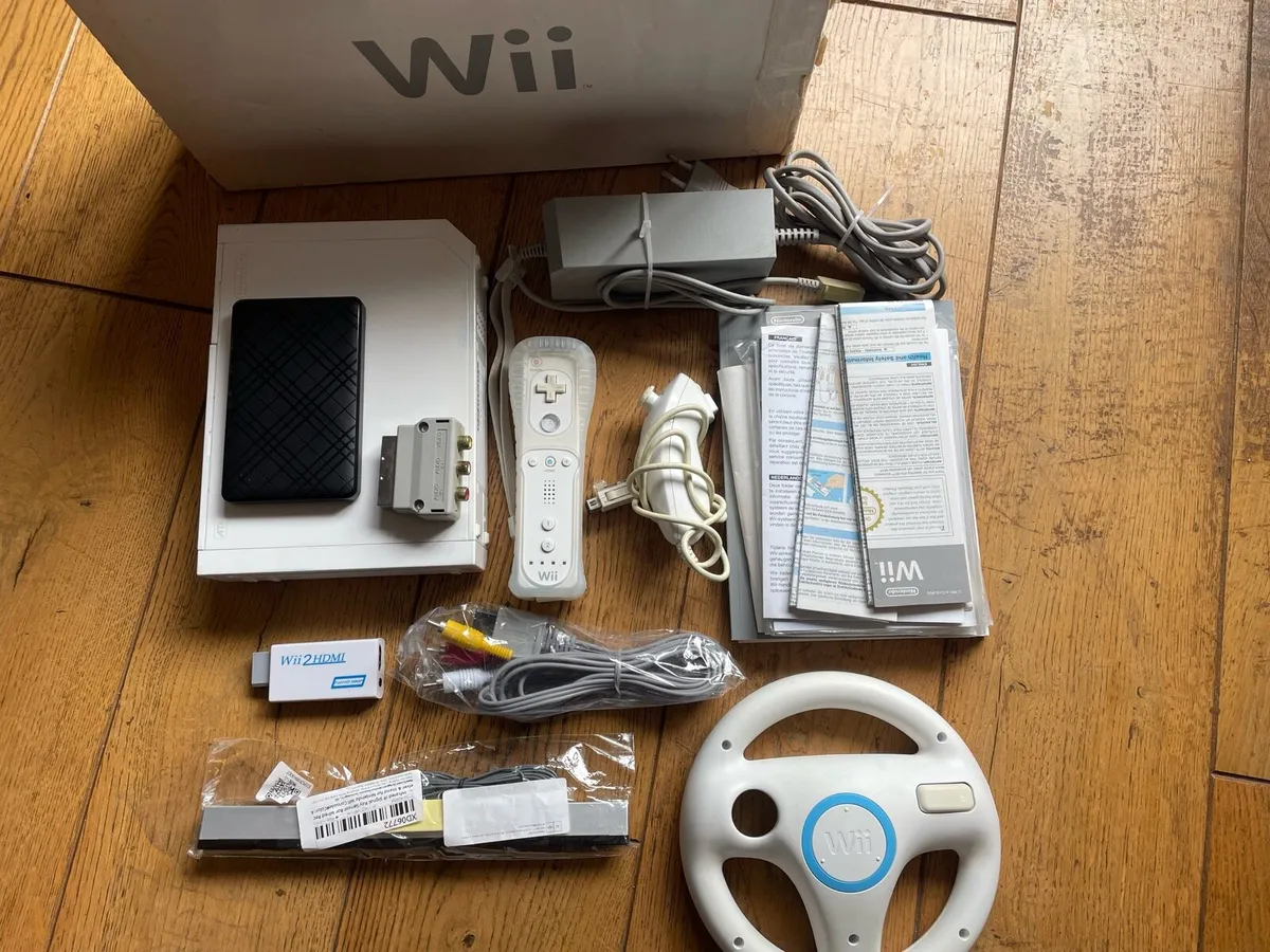 Modded Boxed Wii (5000+ Games) - Image 1