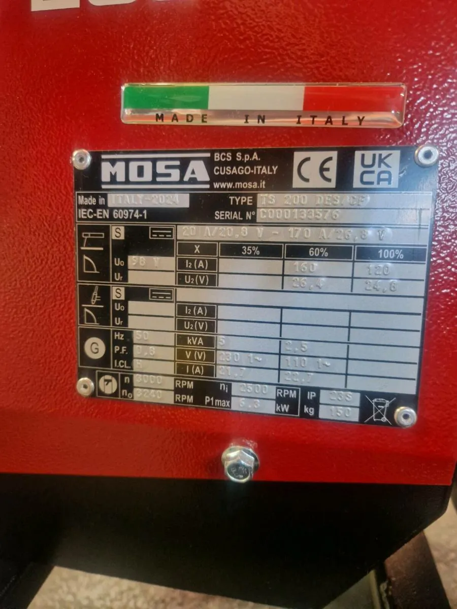 welder / generator MOSA yanmar Diesel New - Image 3