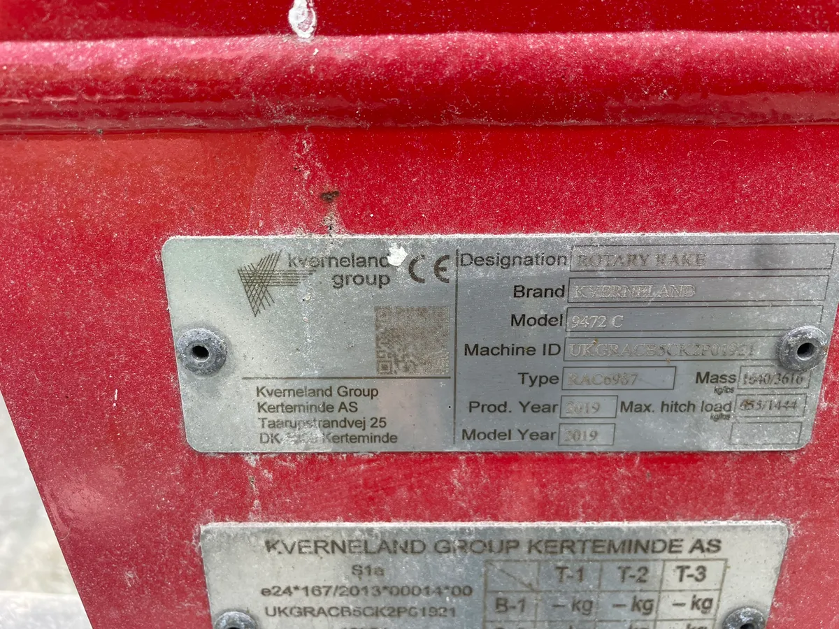 2019 kverneland 9472 c pro - Image 3