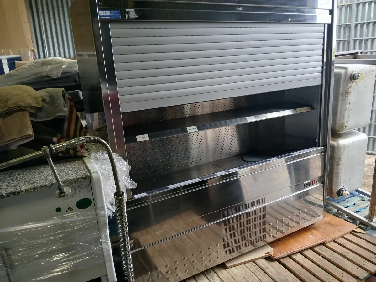 Stainless steel fridge chill display unit ..delive - Image 1