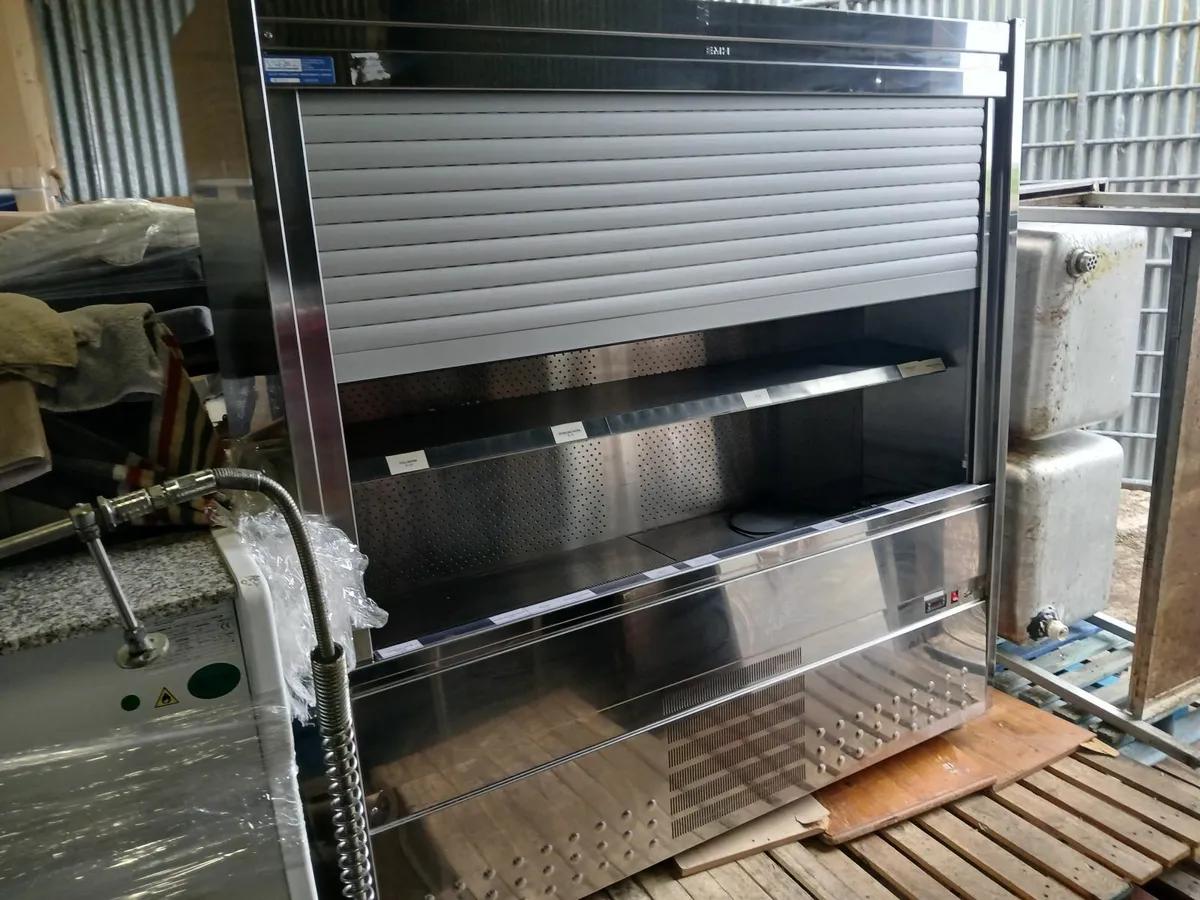 Stainless steel fridge chill display unit ..delive - Image 2