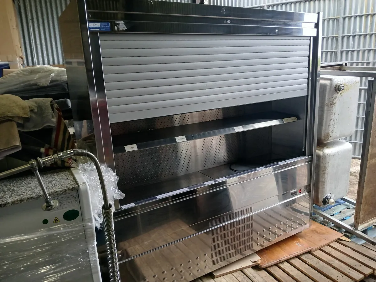 Stainless steel fridge chill display unit ..delive - Image 3