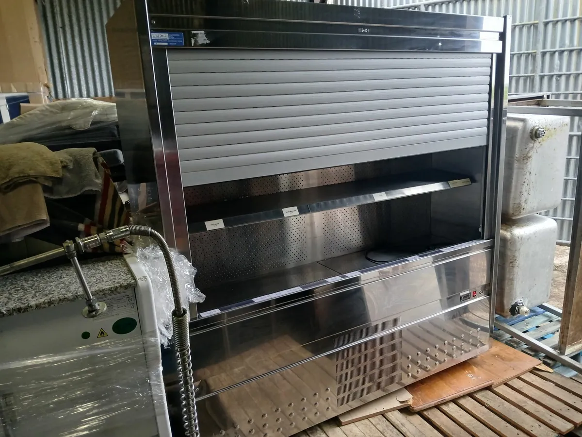 Stainless steel fridge chill display unit ..delive - Image 4