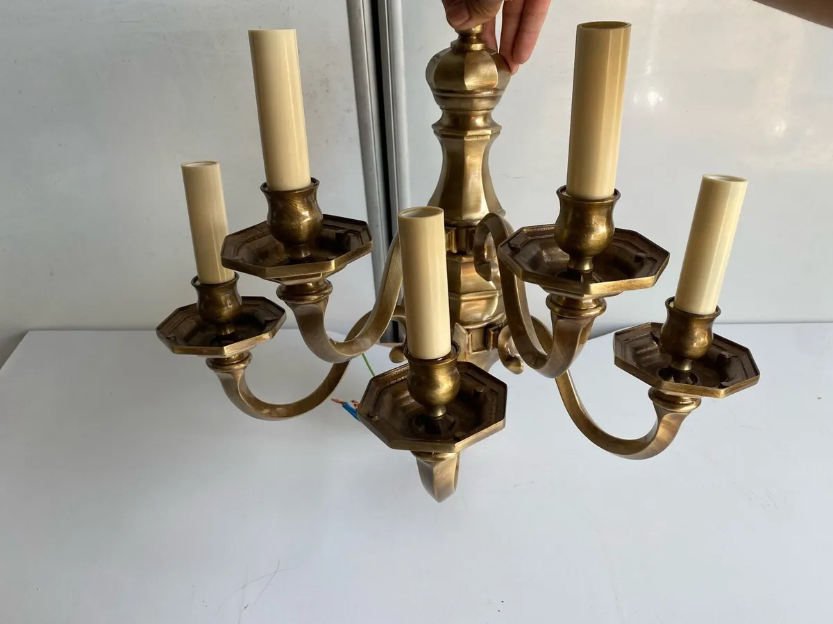 Vintage Candelabra Wall Light – 5 Bulbs - Image 1
