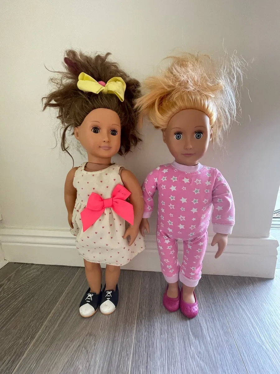 2 Our Generation Dolls & Clothes Bundle - Image 2