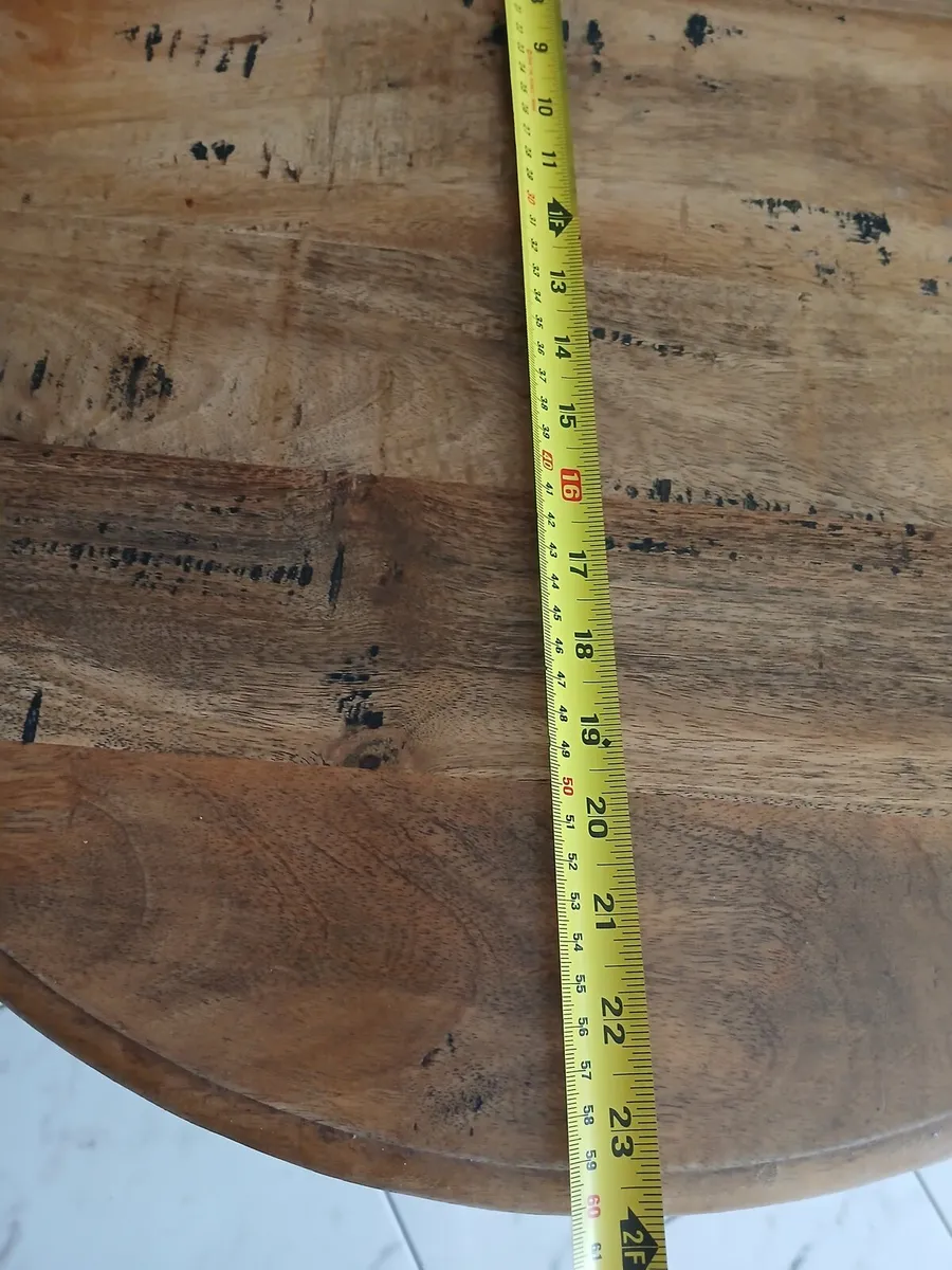 Solid wood lamp table - Image 3
