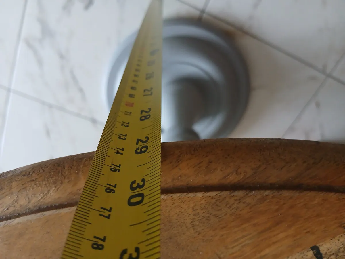 Solid wood lamp table - Image 4