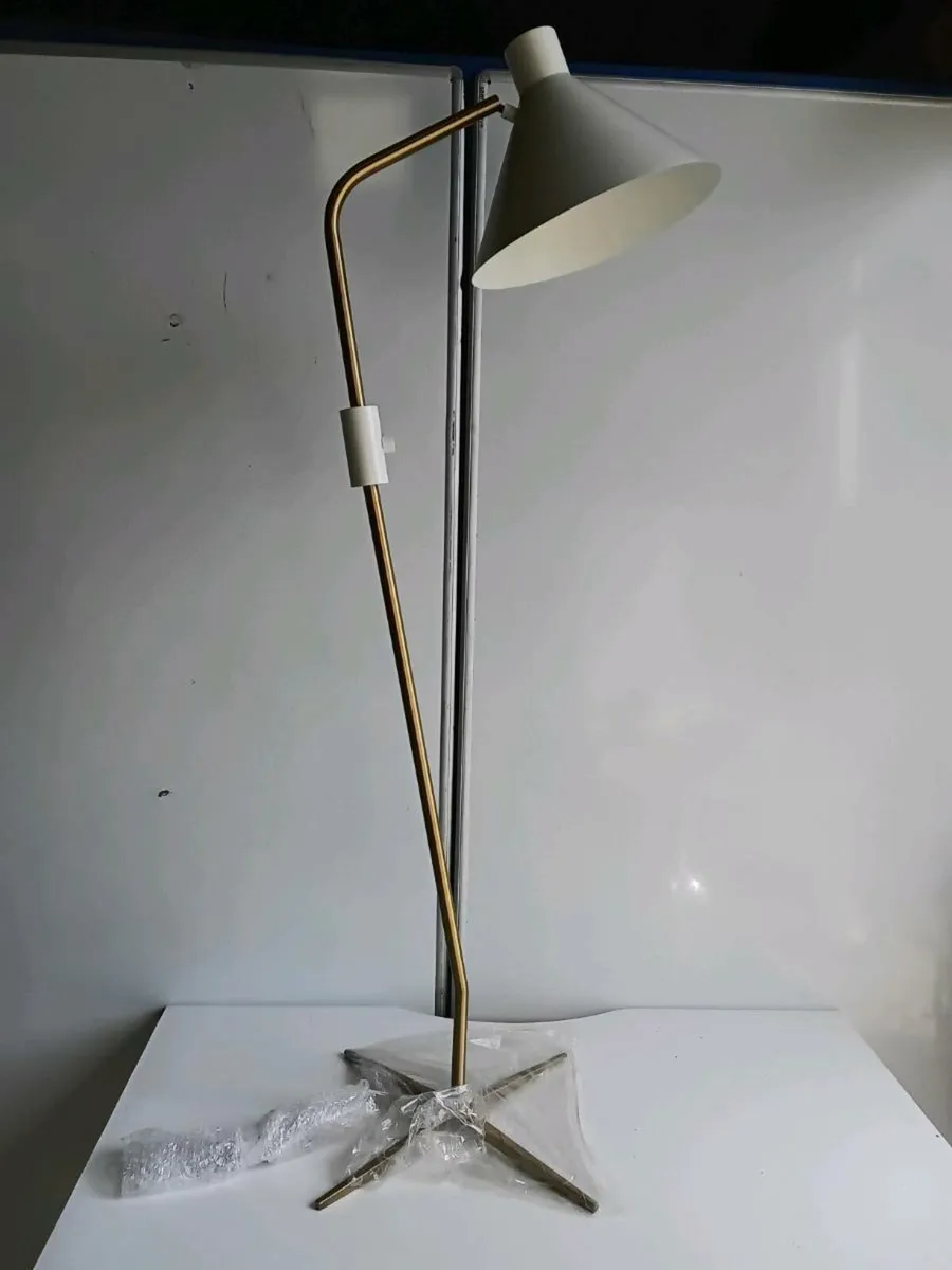 Chelsom Brass Floor Lamp - Image 1