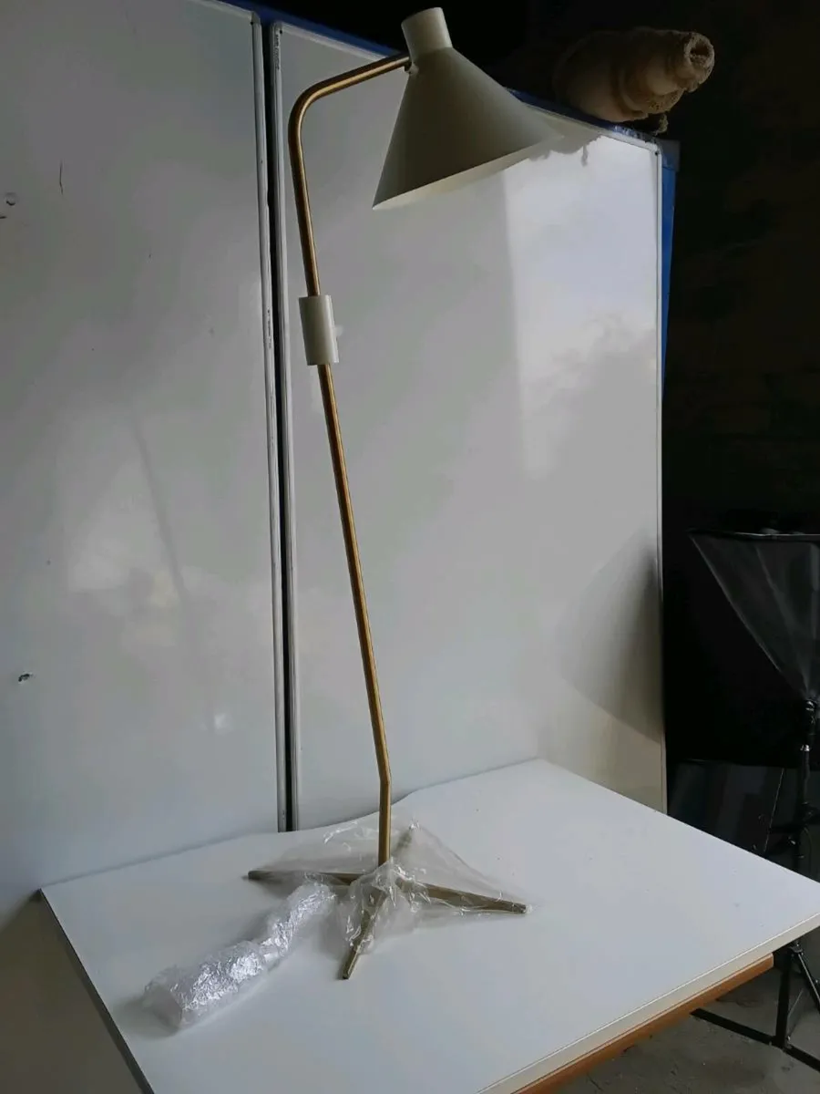 Chelsom Brass Floor Lamp - Image 3