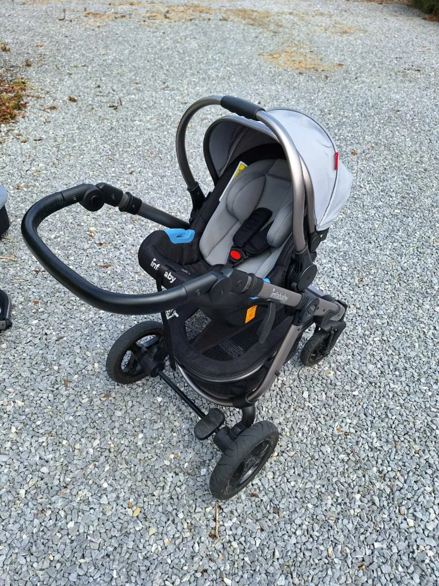 3 in 1 Travel System- Infababy Ultimo Buggy Grey - Image 2