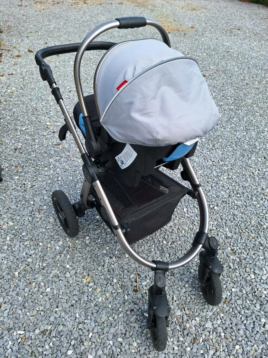 3 in 1 Travel System- Infababy Ultimo Buggy Grey - Image 3