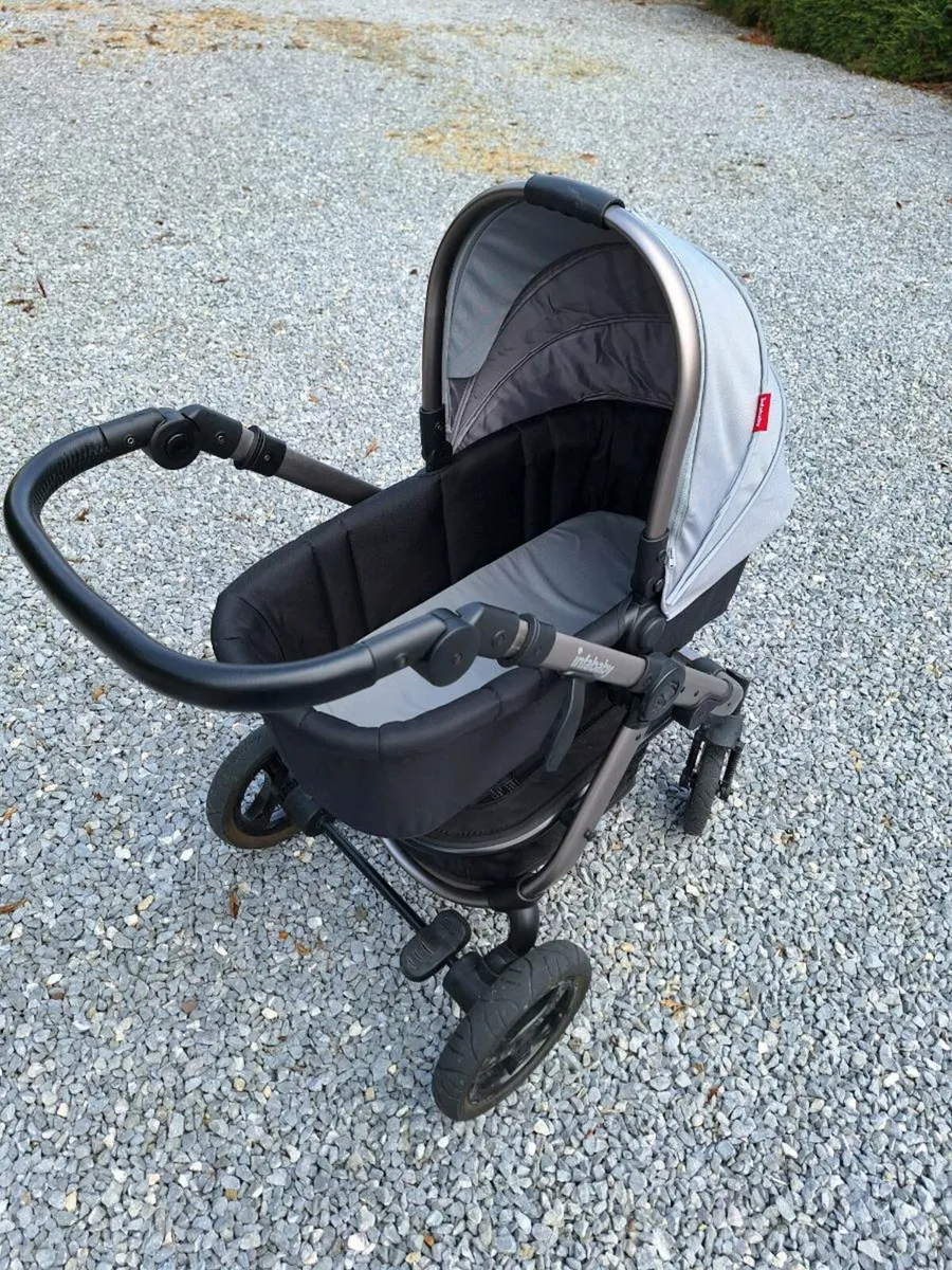 3 in 1 Travel System- Infababy Ultimo Buggy Grey - Image 4