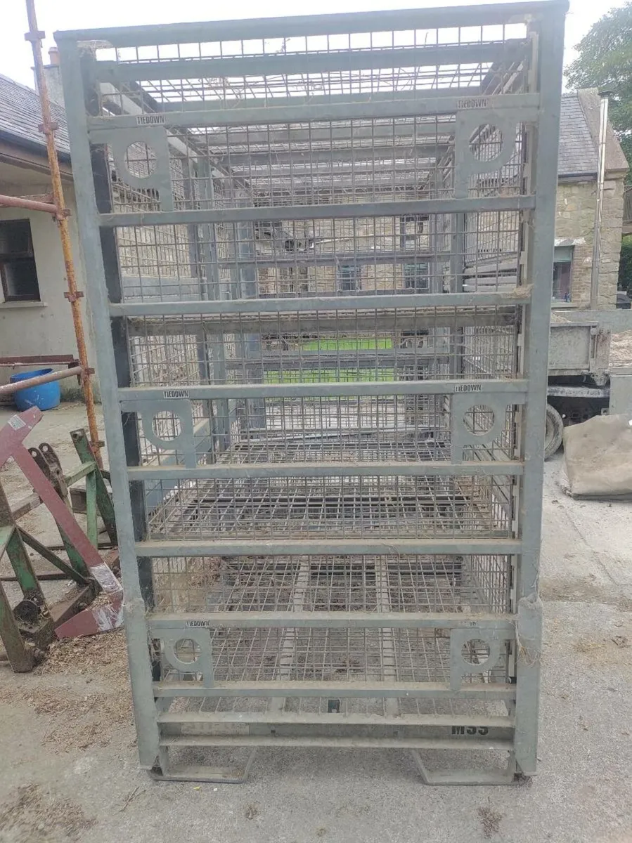 Galvanised Storage Cage - Image 2