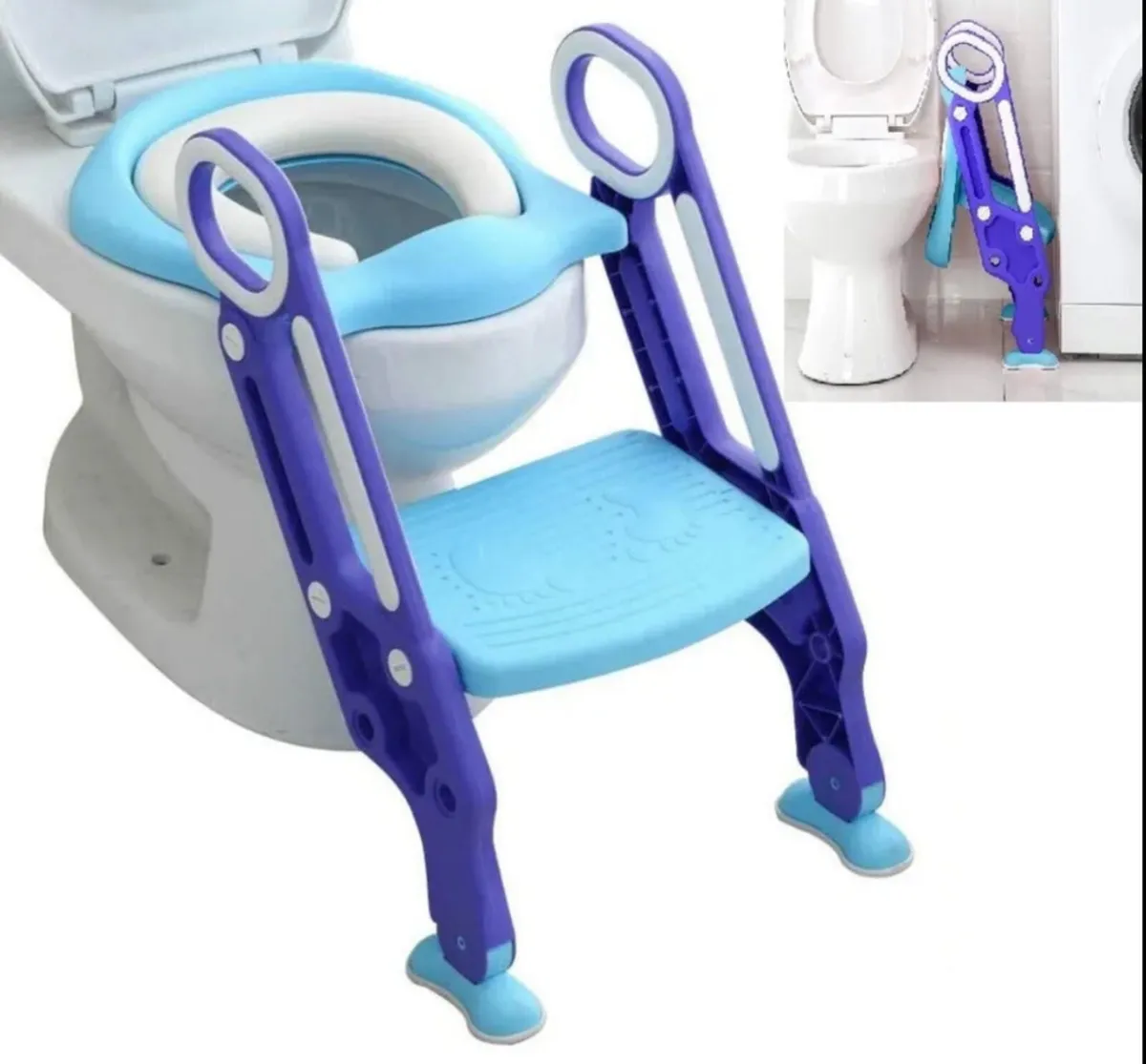 Child Toilet Seat And Ladder Toddler Training NEW - Image 1