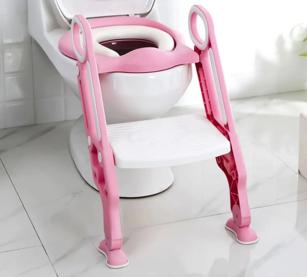 Child Toilet Seat And Ladder Toddler Training NEW - Image 3