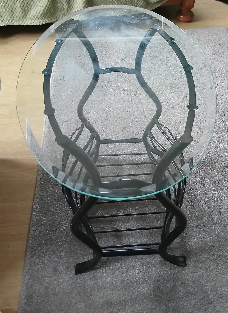 Glass Top Table - Image 2