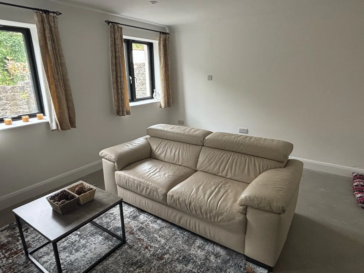 Quality Italian Sofa (Real Leather) - Image 1