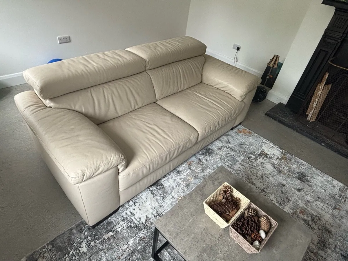 Quality Italian Sofa (Real Leather) - Image 2