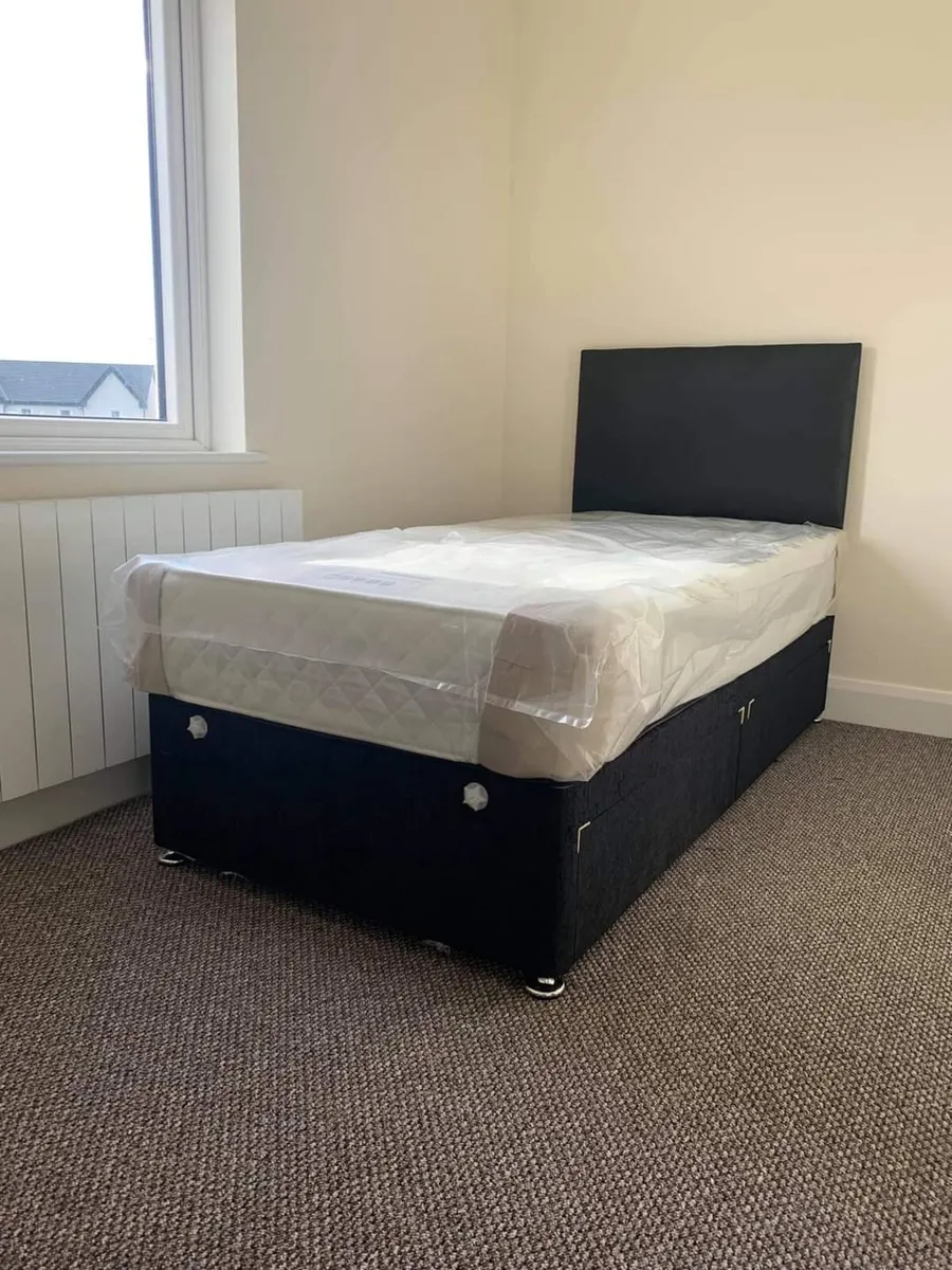 NEW 3FT SINGLE DIVAN BEDS - Image 4