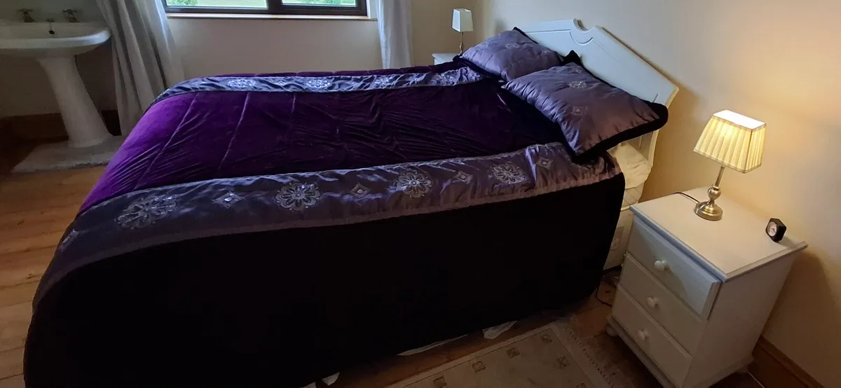 Luxury double bedding cover with pillow covers