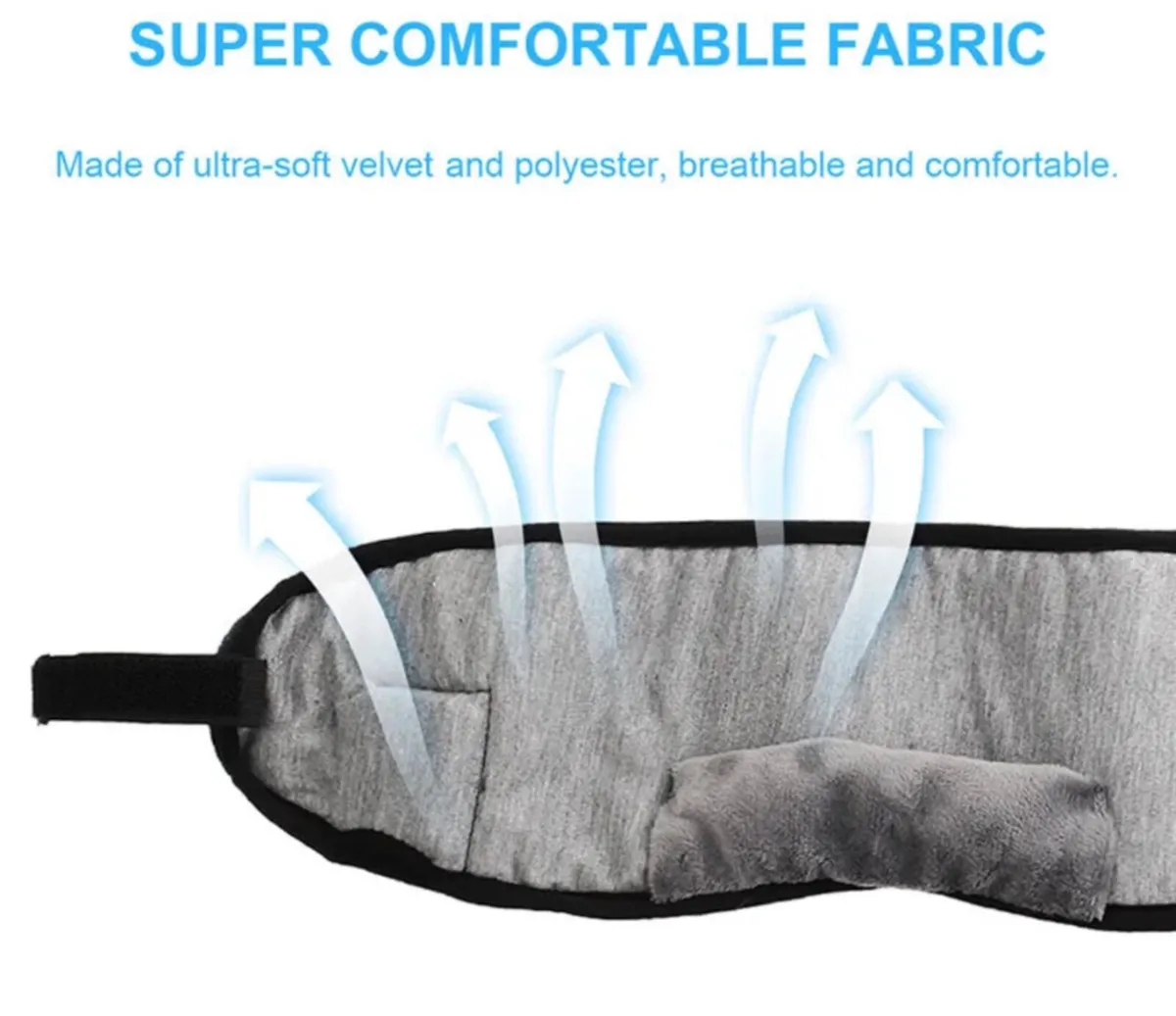 Wireless Bluetooth Headband Eye mask Headphones - Image 4