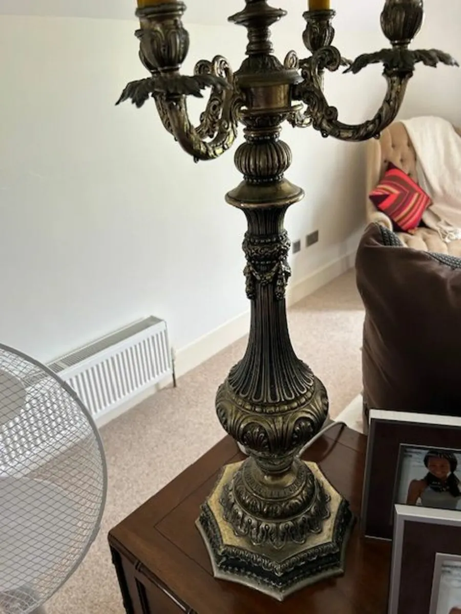 Brass Table Lamps - Image 3