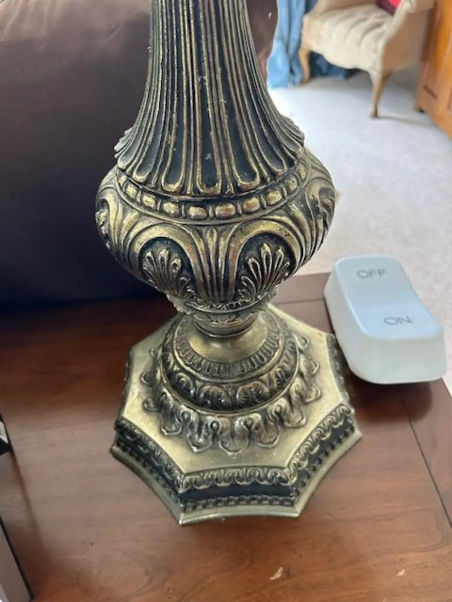 Brass Table Lamps - Image 4