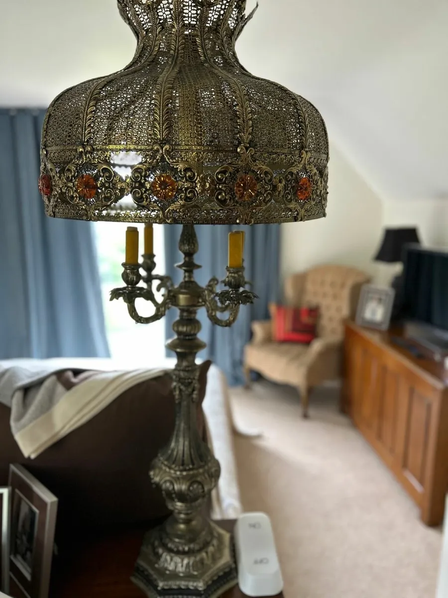Brass Table Lamps - Image 2