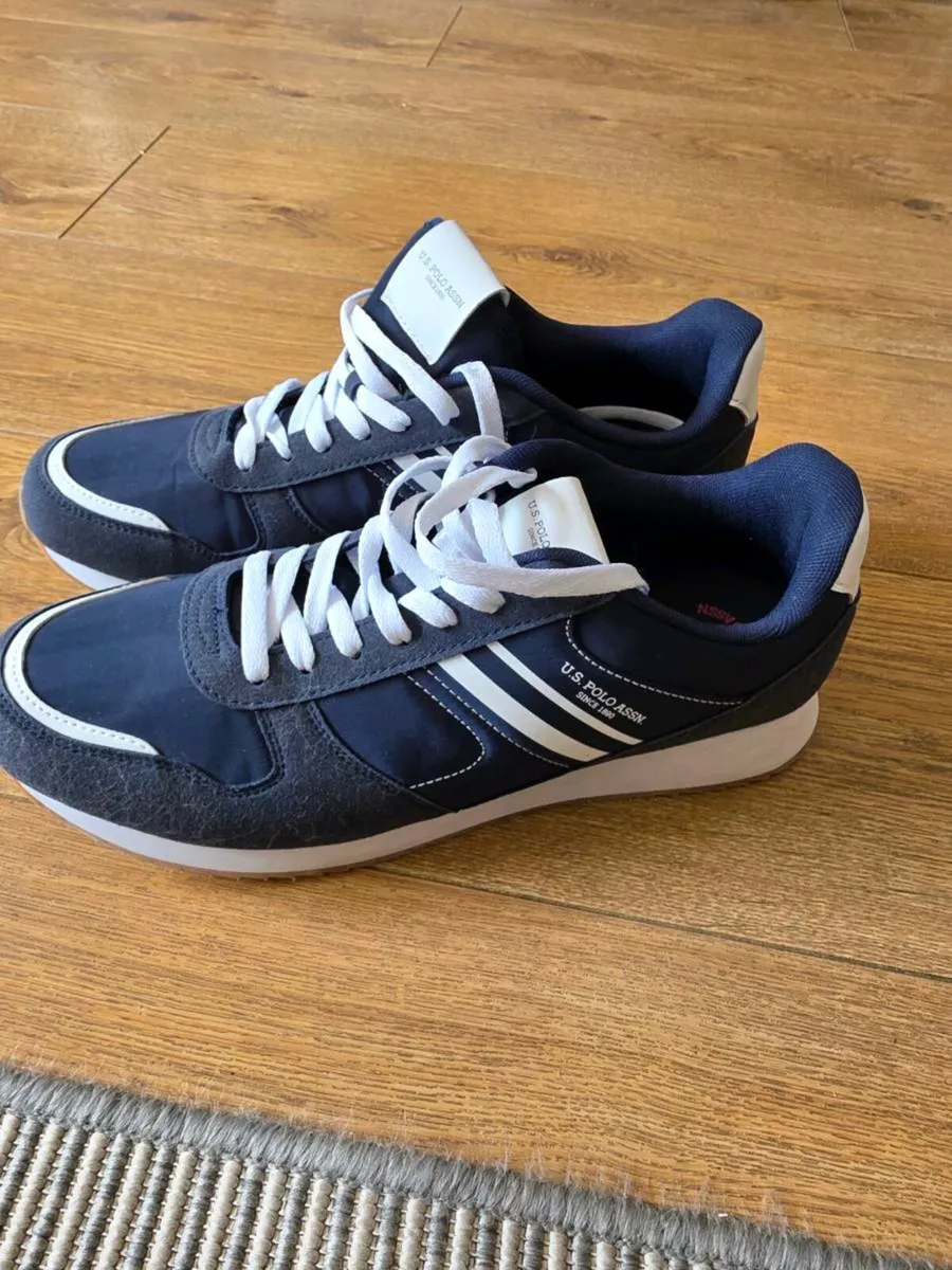 US Polo Assn Trainers worn once - Image 1