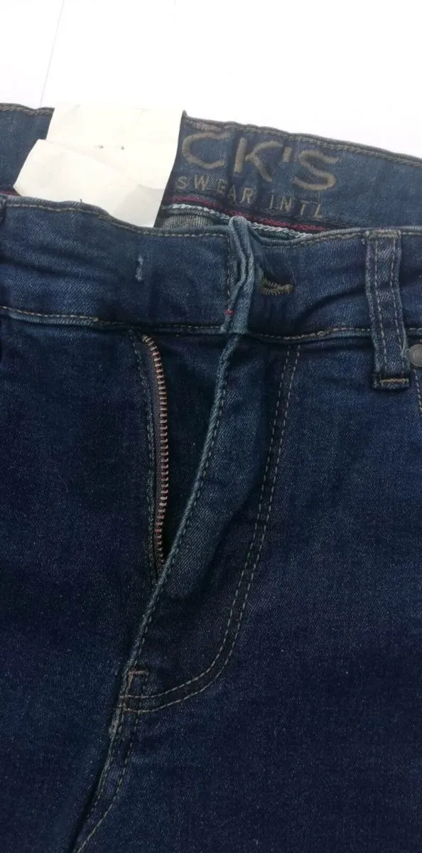 New Jack's International tapered navy mens jeans - Image 4