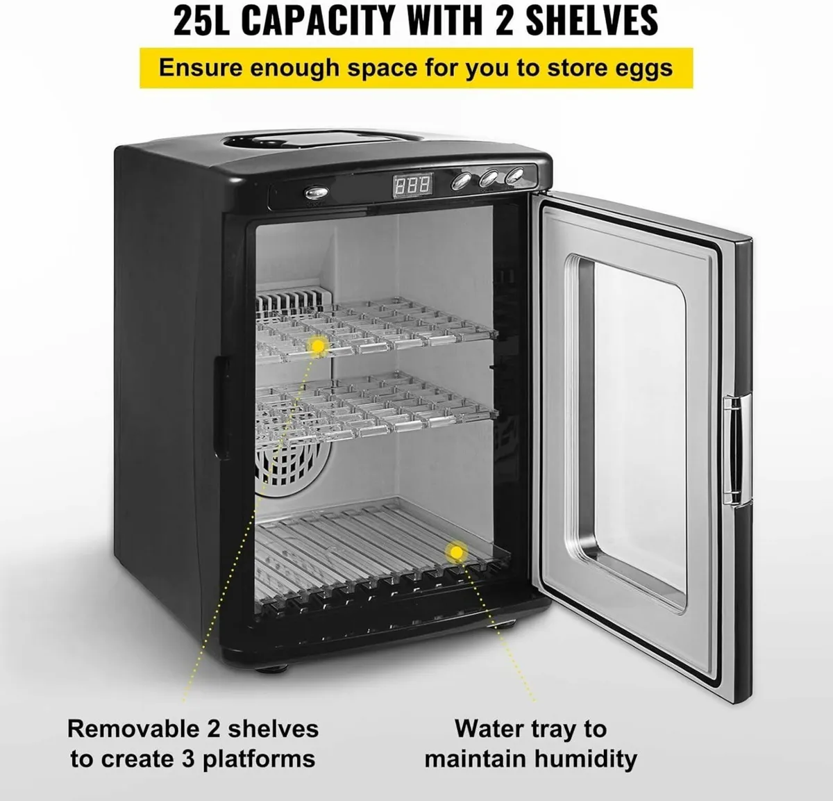 Reptile Egg Incubator 25L  Temperature Control - Image 3