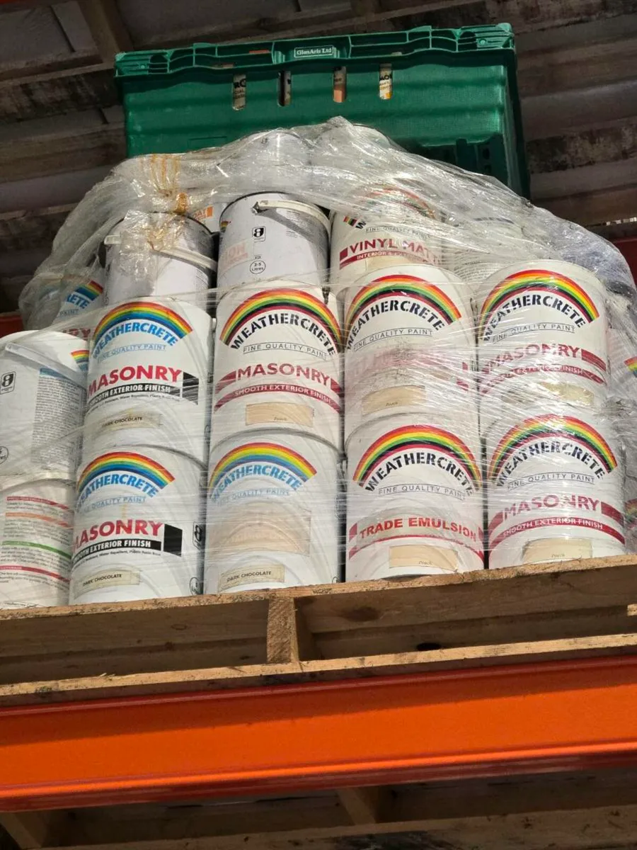 Pallet of Paint mixed colours joblot - Image 1