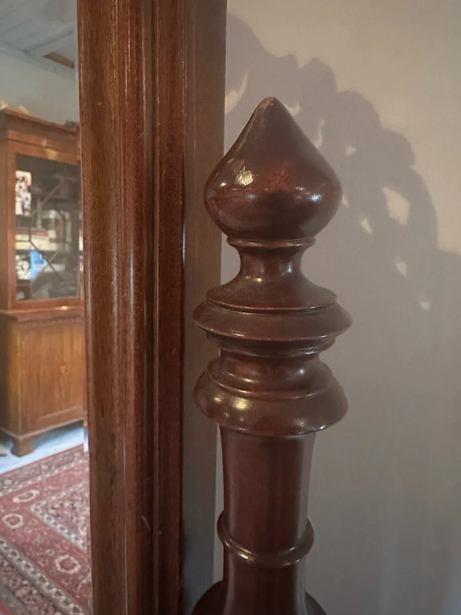 Mahogany Mirror with Stand - Image 4