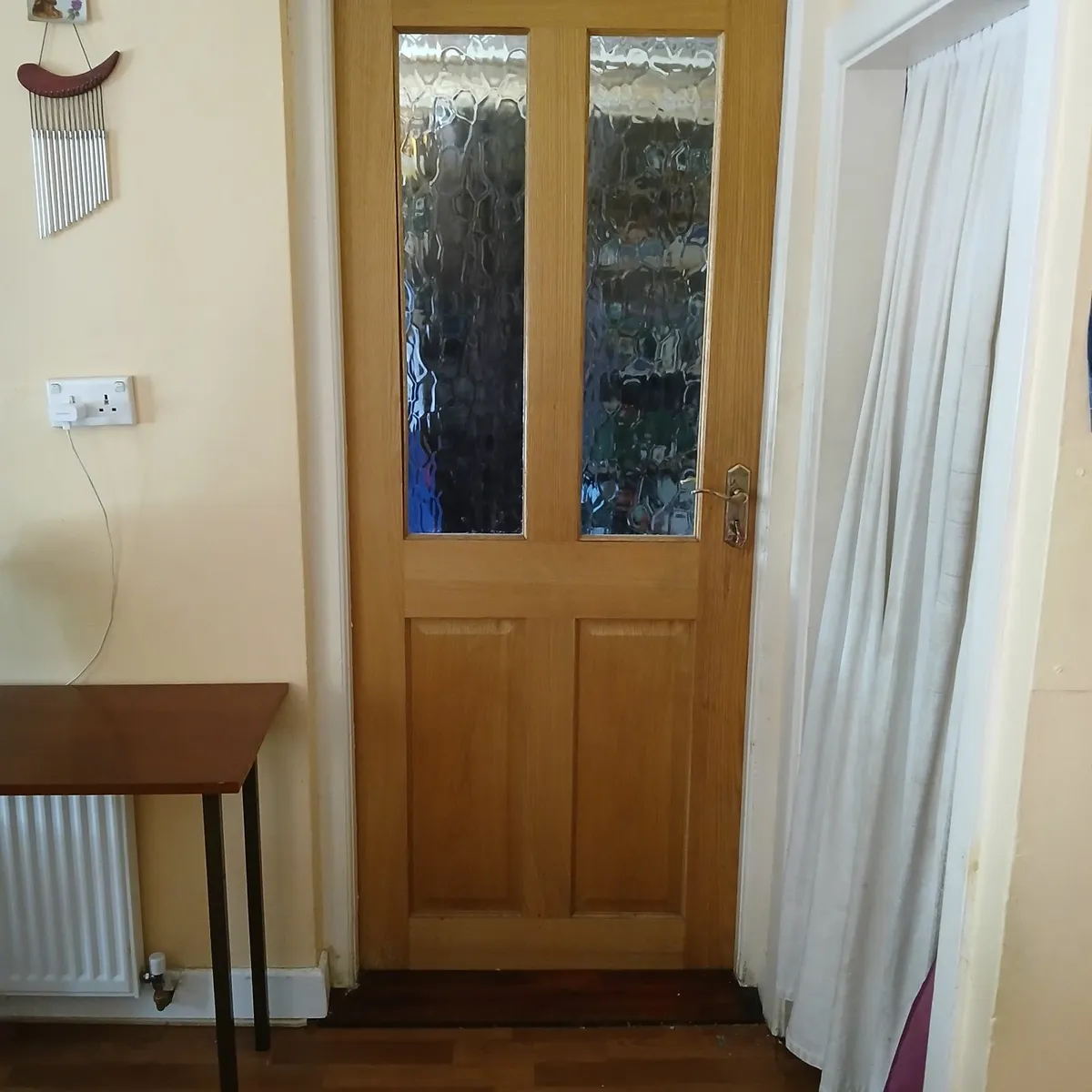 Door for sale, oak. Perfect with 4 panels, 6½ foot - Image 1