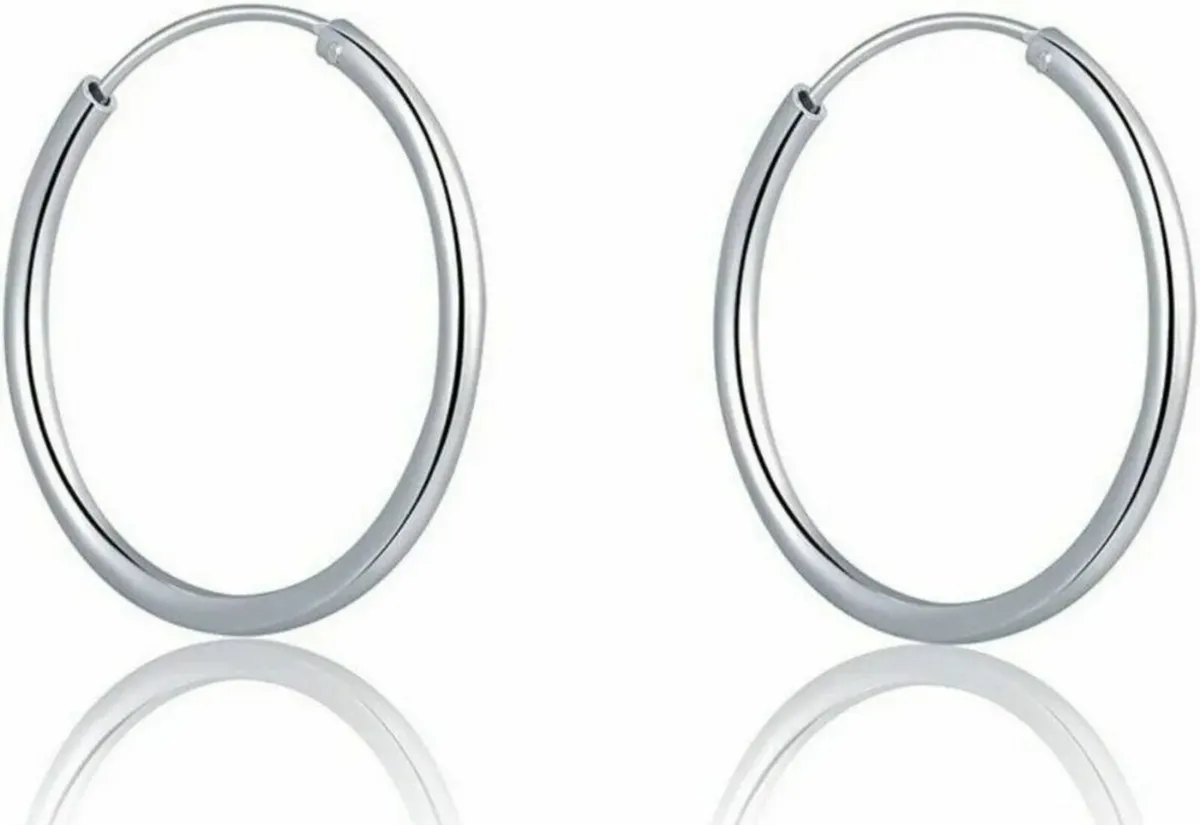 BNIB Silver Sleeper Earrings - Image 3