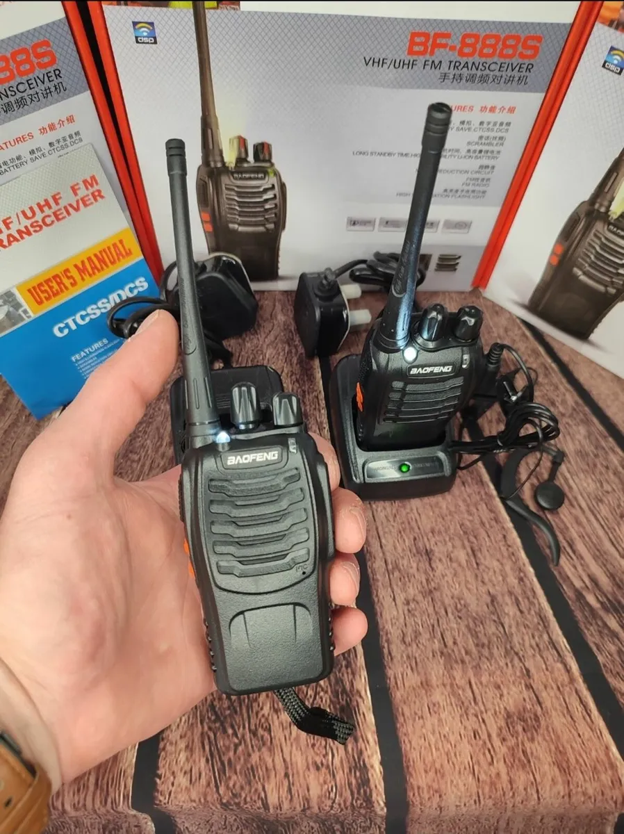 Walkie Talkie Radios Long Range New In Box 2pcs - Image 1
