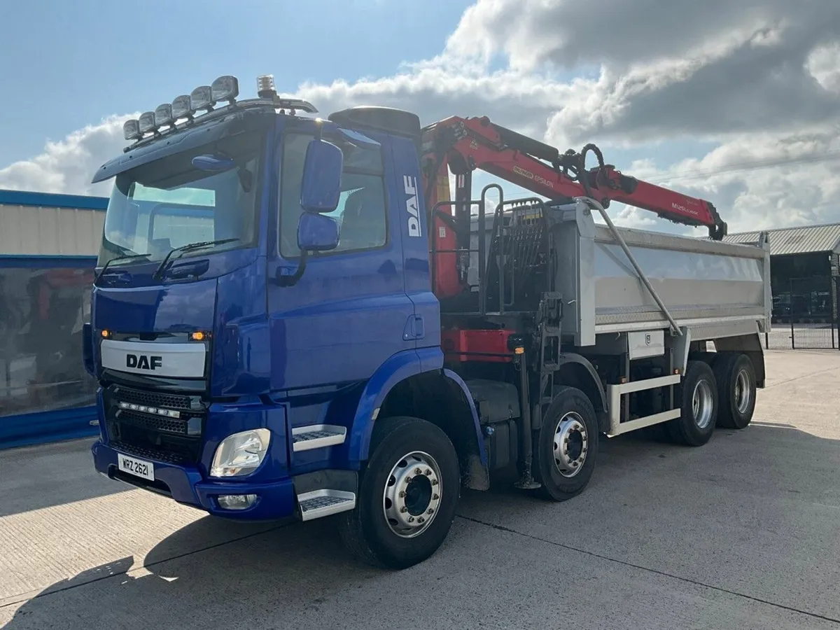 DAF CF440 8X4 32 TON TIPPER GRAB LORRY - Image 3
