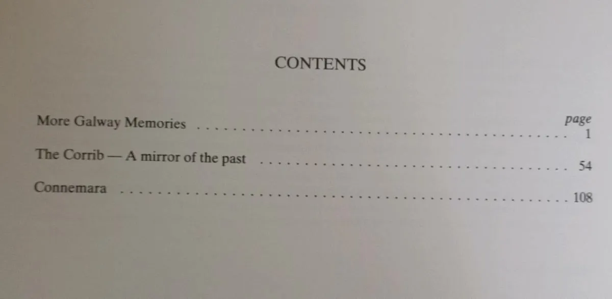 Where the River Corrib Flows 1988 Book - Image 3