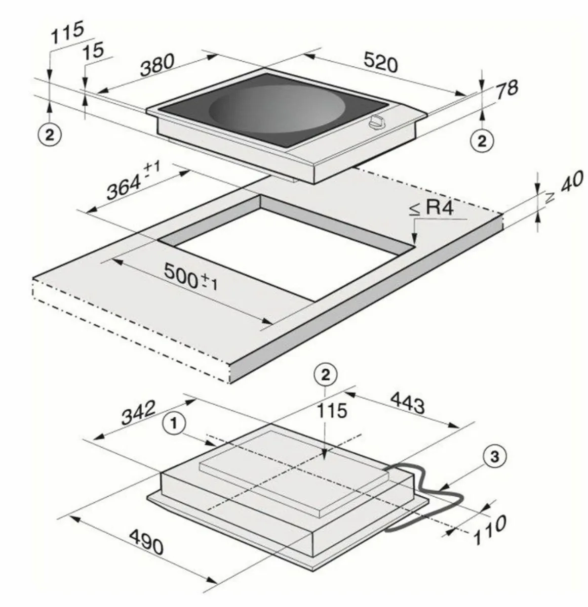 Miele Single Hob - Image 2