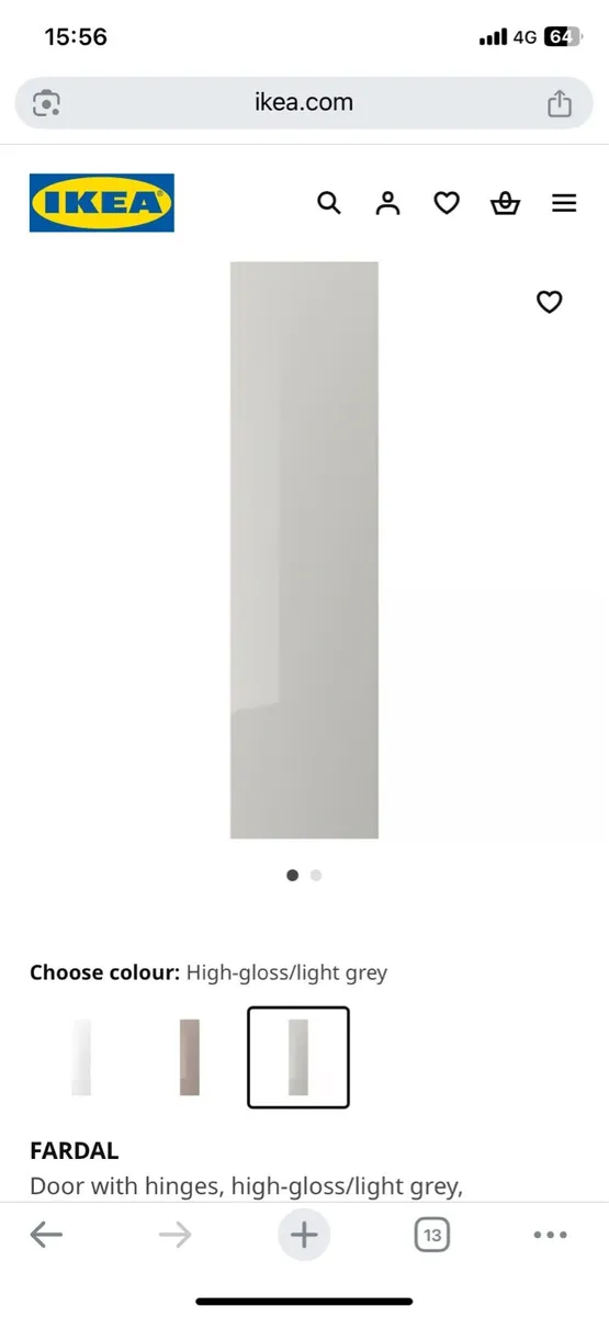 7 x Ikea Pax Hinged Doors - Image 1