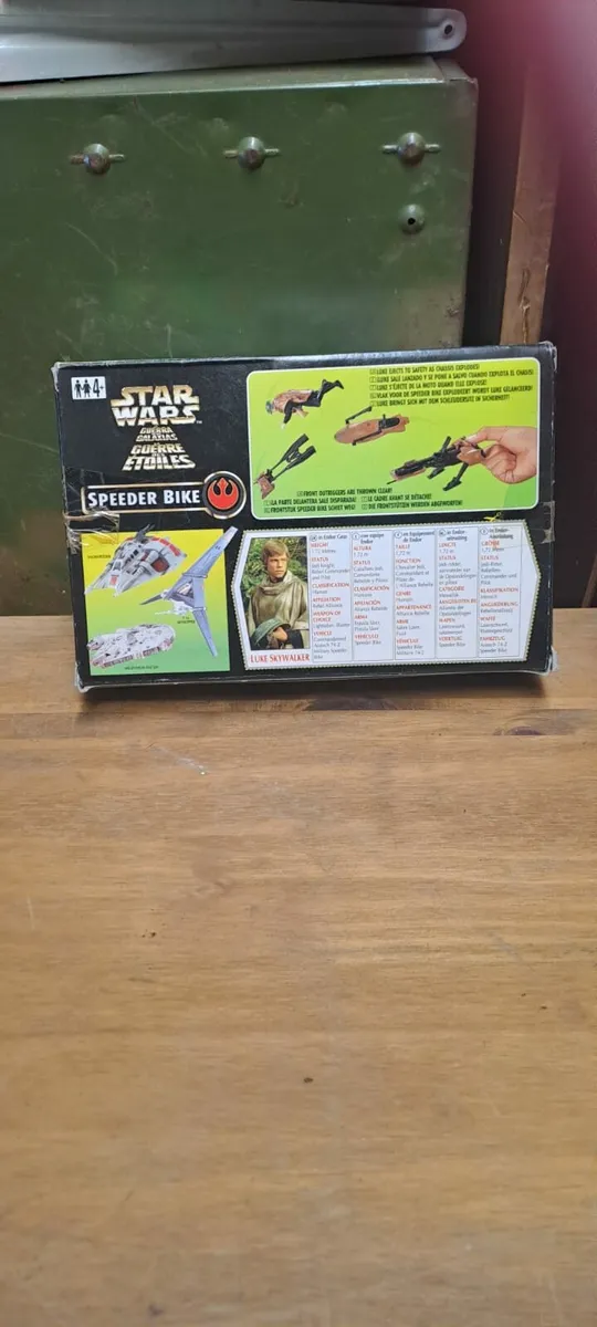 Star Wars POTF 2 Luke and Speeder Bike - Image 2