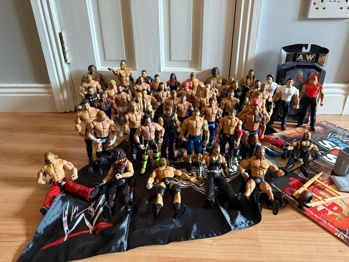 Wwe wrestling figures,accessories,magazines - Image 1