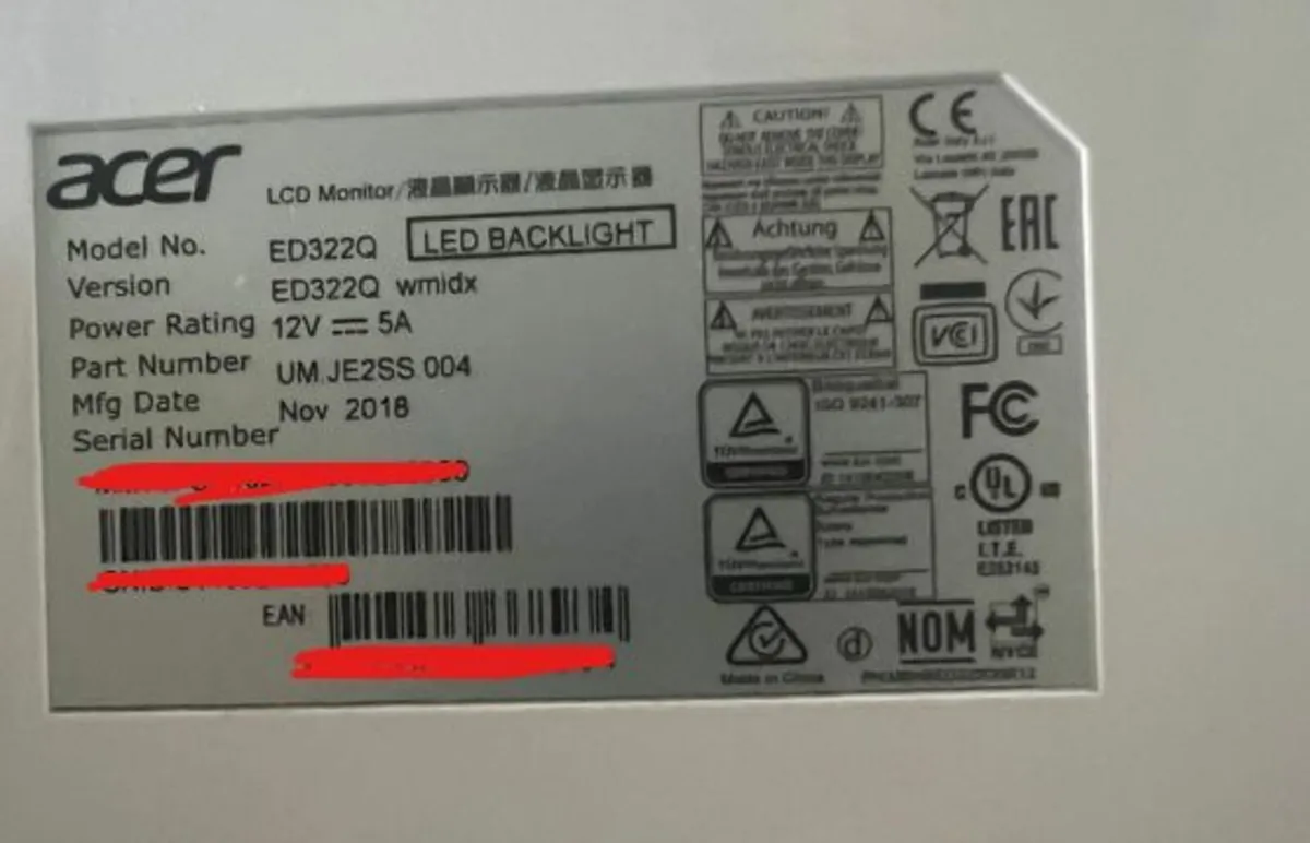 LCD Curved Monitor - Image 3