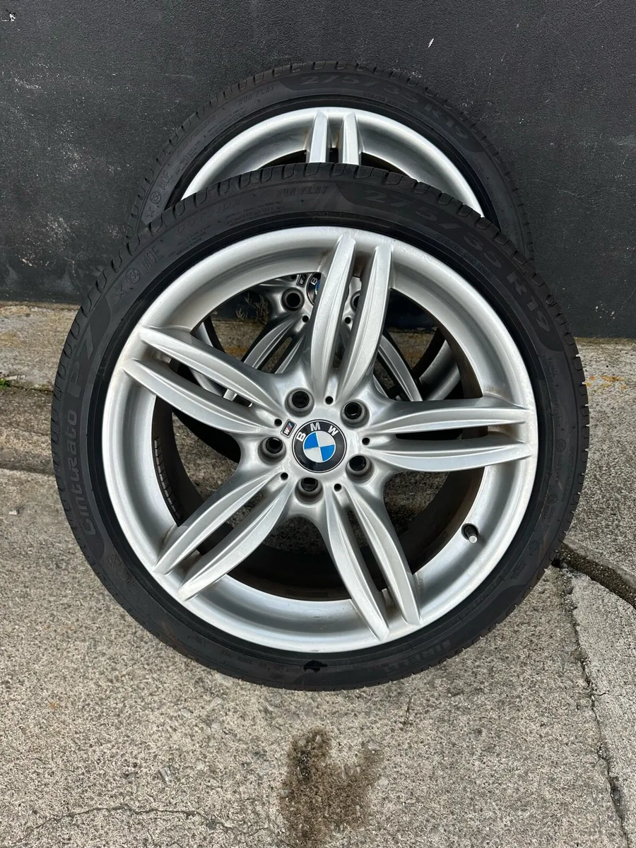Genuine BMW F10 19” 351 Alloys and Tyres - Image 4