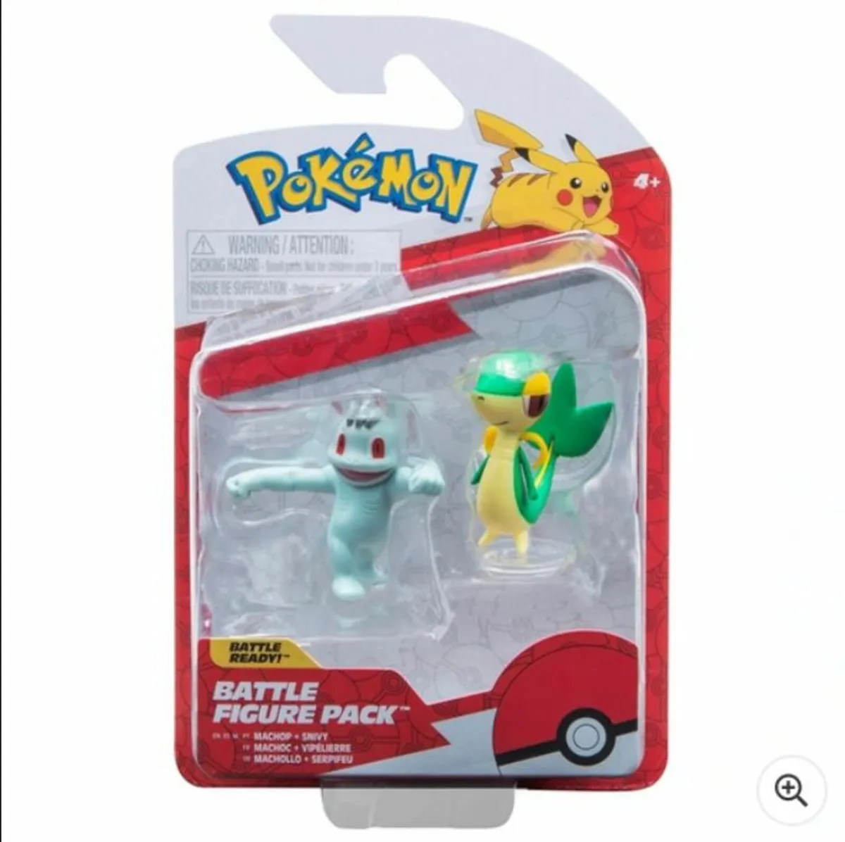 Pokémon Battle Figure 2 Pack – Machop and Snivy - Image 3