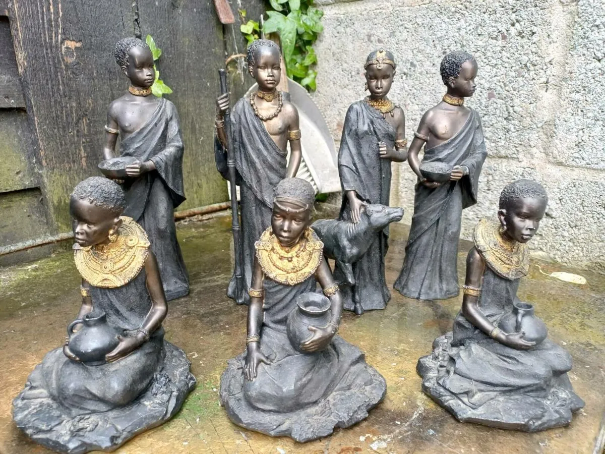 Vintage African Figures - Image 1