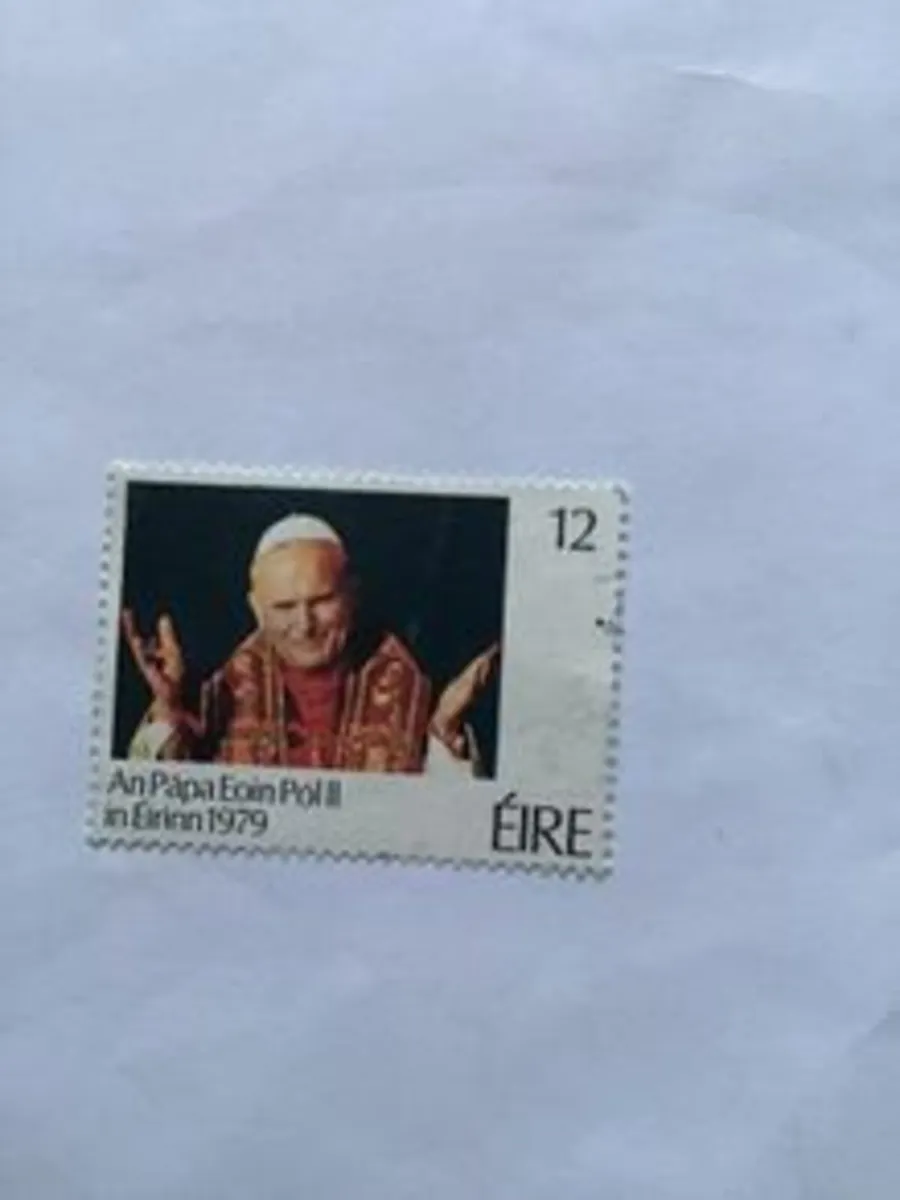 1979 Irish Stamp - visit of Pope John Paul II