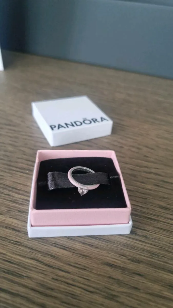 Pandora Pink Chakra Heart Ring - Image 2