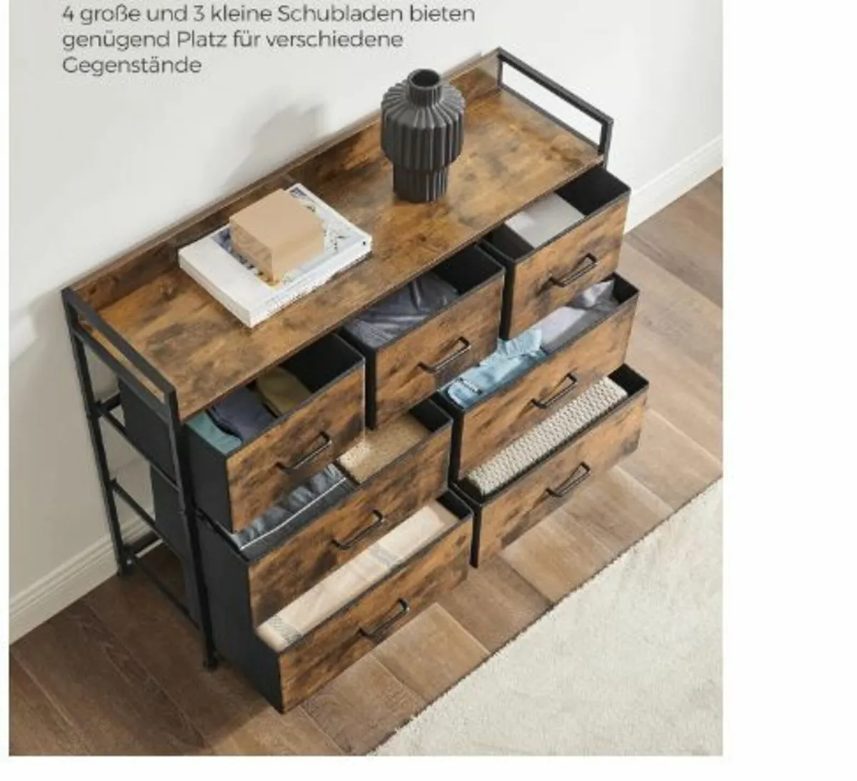 Chest of Drawers, 7 Fabric Drawers - Image 2