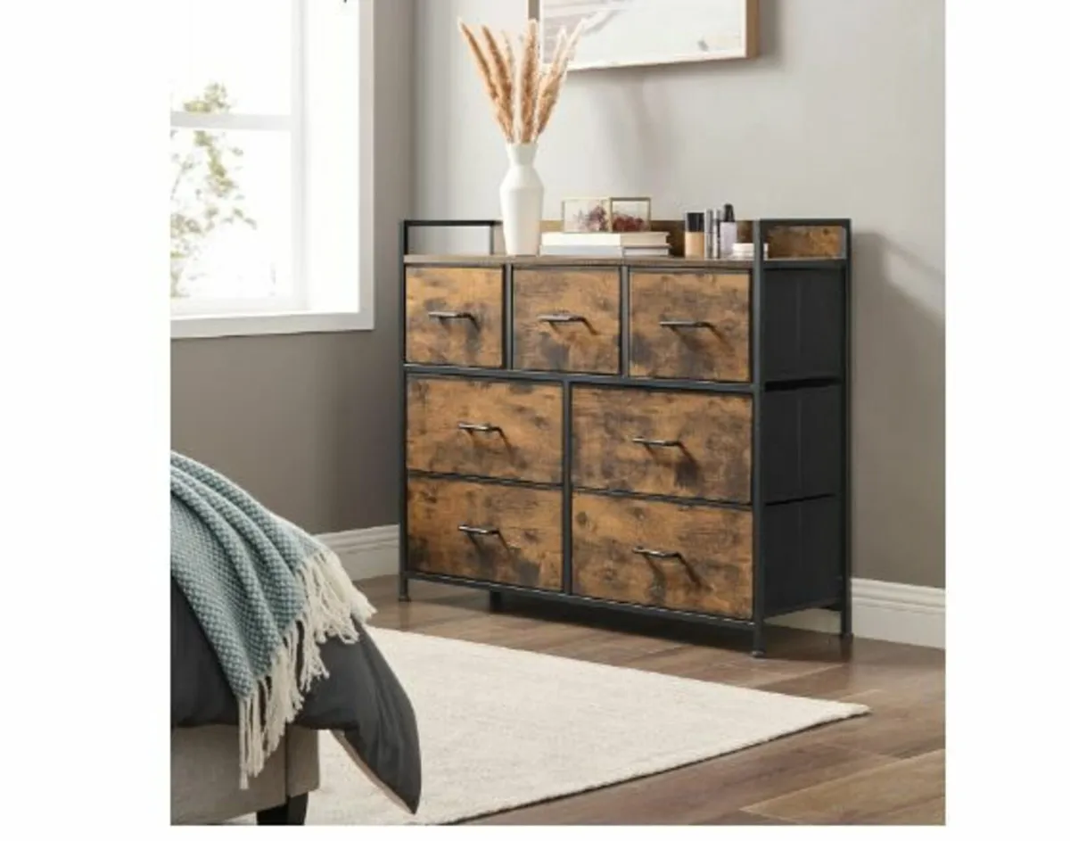 Chest of Drawers, 7 Fabric Drawers - Image 3